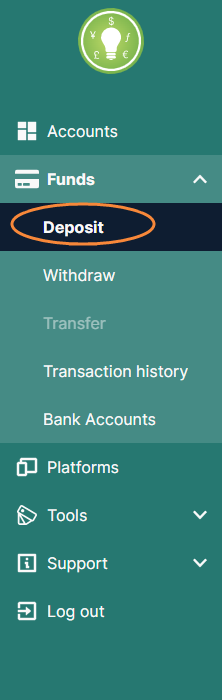 Làm thế nào để gửi tiền vào tài khoản ThinkForex